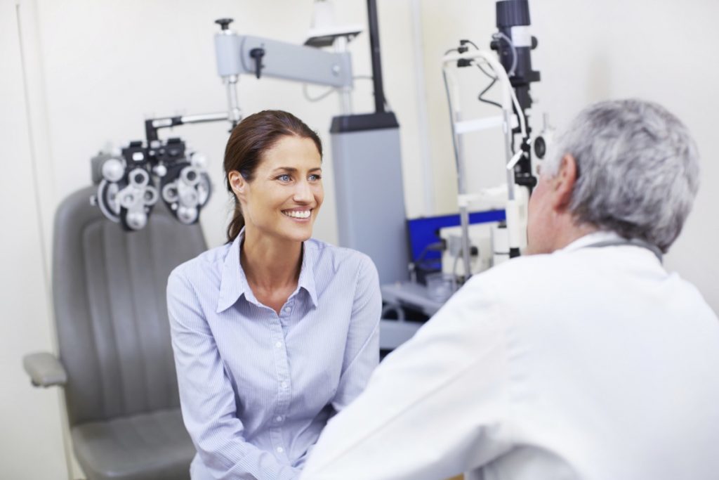 Helping her feel at ease LASIK Surgery Kansas City